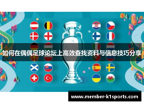 如何在偶偶足球论坛上高效查找资料与信息技巧分享